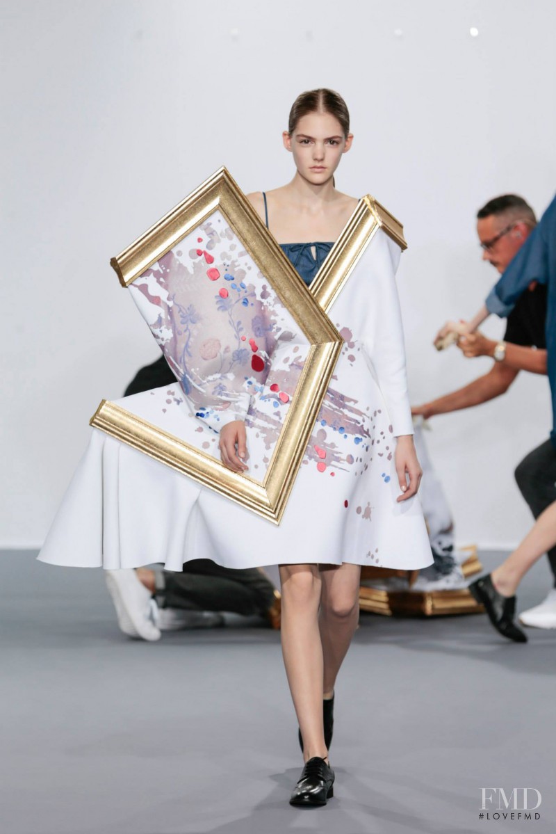 Madison Whittaker featured in  the Viktor & Rolf fashion show for Autumn/Winter 2015