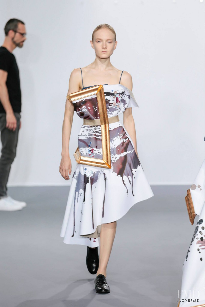 Maja Salamon featured in  the Viktor & Rolf fashion show for Autumn/Winter 2015