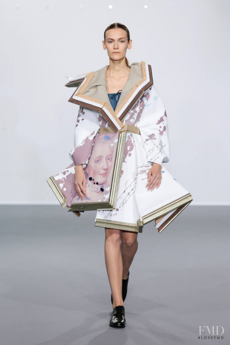 Fia Ljungstrom featured in  the Viktor & Rolf fashion show for Autumn/Winter 2015