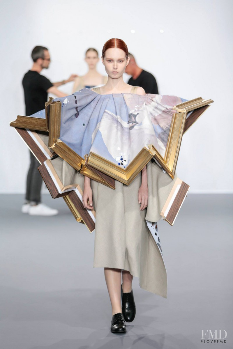 Grace Simmons featured in  the Viktor & Rolf fashion show for Autumn/Winter 2015