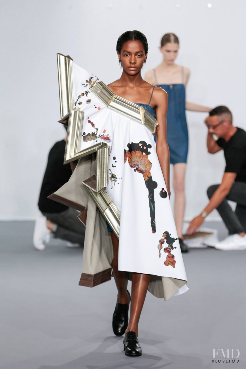 Karly Loyce featured in  the Viktor & Rolf fashion show for Autumn/Winter 2015