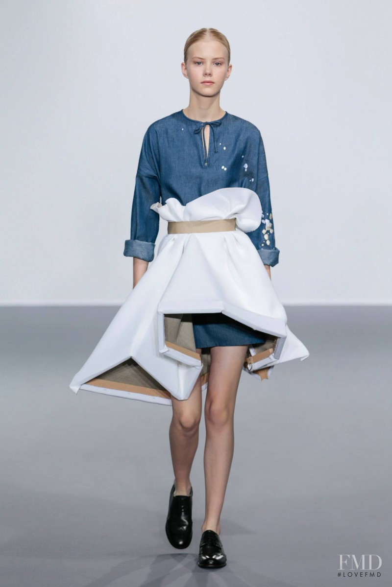 Amalie Schmidt featured in  the Viktor & Rolf fashion show for Autumn/Winter 2015