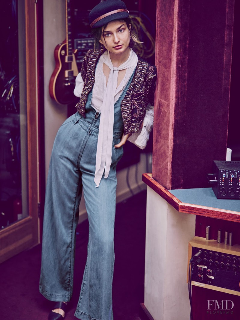 Andreea Diaconu featured in  the Free People catalogue for Spring/Summer 2015