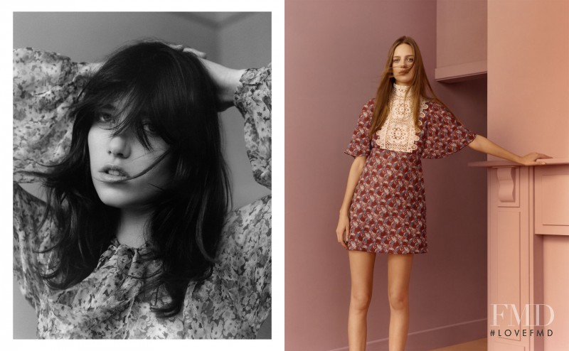 Grace Hartzel featured in  the Zara advertisement for Spring/Summer 2015