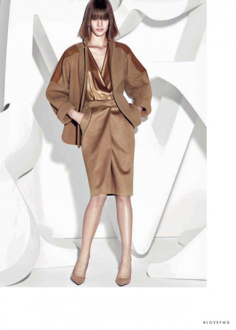 Ashleigh Good featured in  the Max Mara advertisement for Autumn/Winter 2013