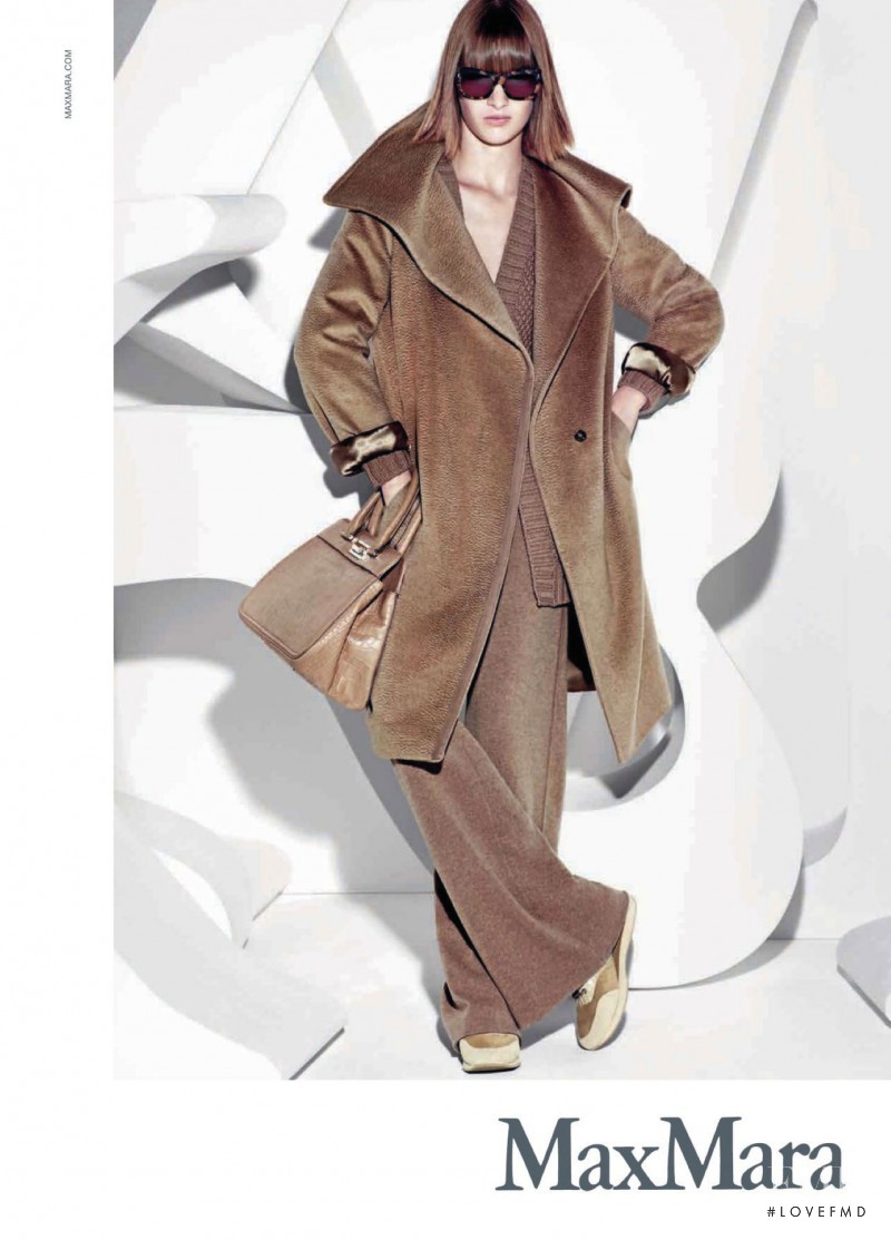 Ashleigh Good featured in  the Max Mara advertisement for Autumn/Winter 2013