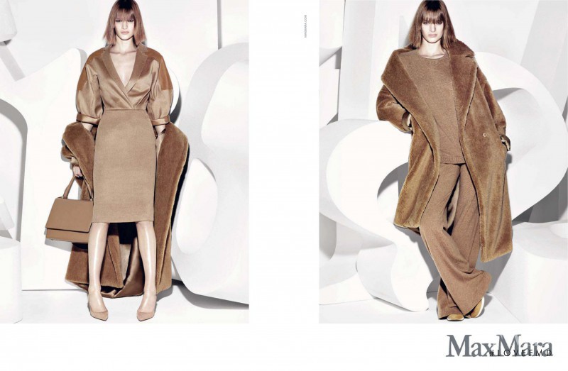 Ashleigh Good featured in  the Max Mara advertisement for Autumn/Winter 2013