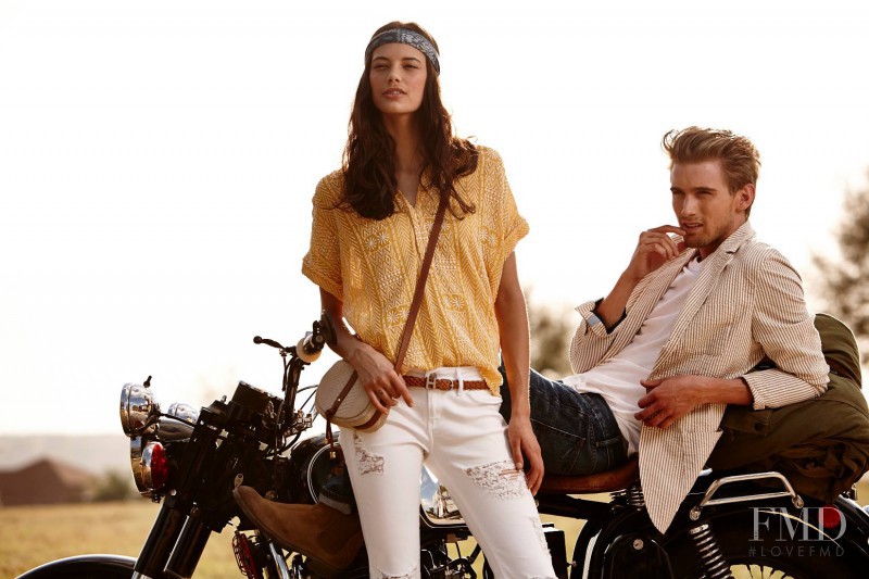 RJ King featured in  the Tommy Hilfiger advertisement for Spring/Summer 2015