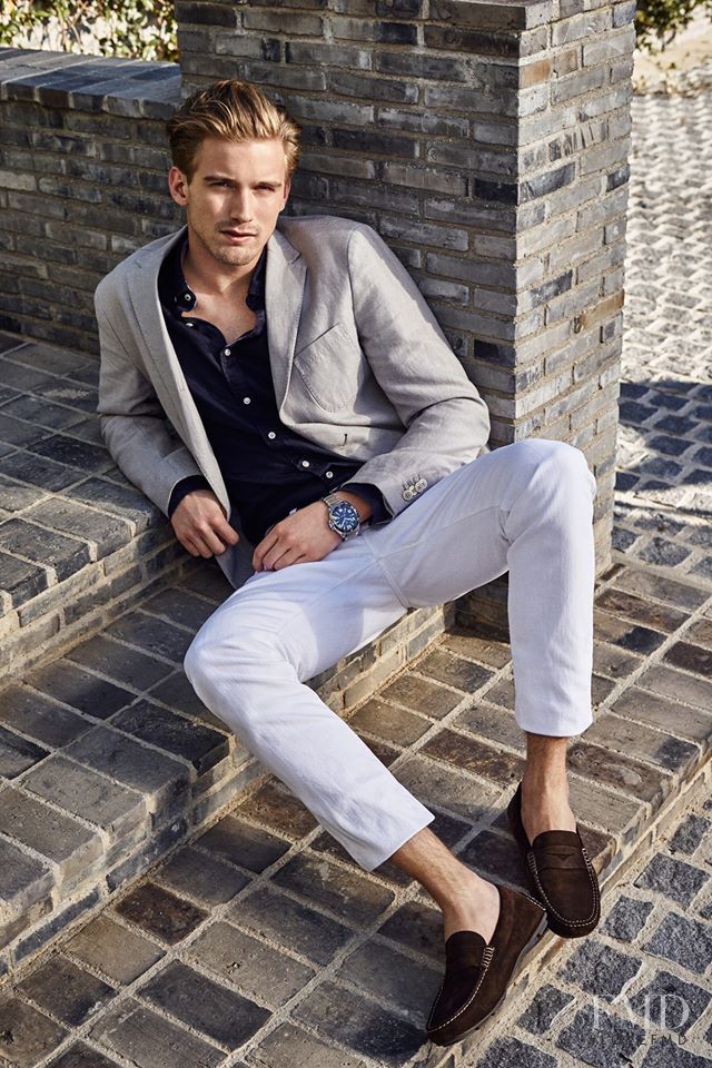 RJ King featured in  the Tommy Hilfiger advertisement for Spring/Summer 2015