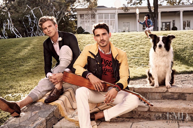 Arthur Kulkov featured in  the Tommy Hilfiger advertisement for Spring/Summer 2015