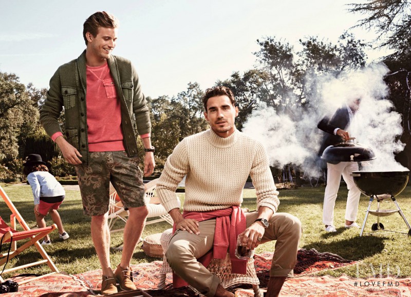 Arthur Kulkov featured in  the Tommy Hilfiger advertisement for Spring/Summer 2015