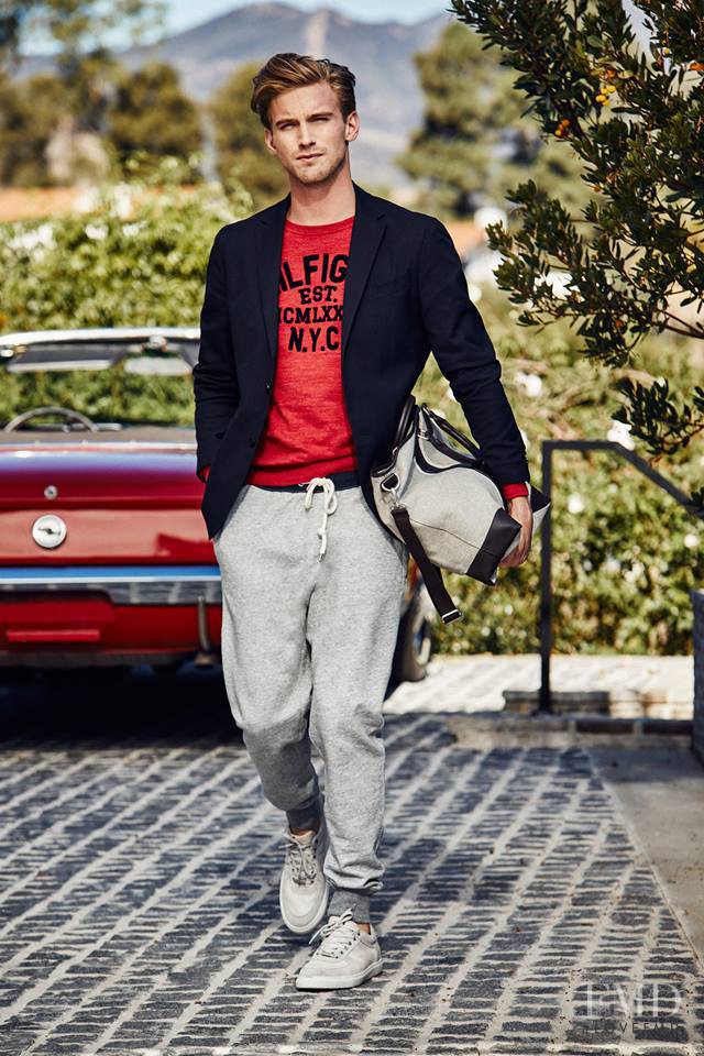 RJ King featured in  the Tommy Hilfiger advertisement for Spring/Summer 2015