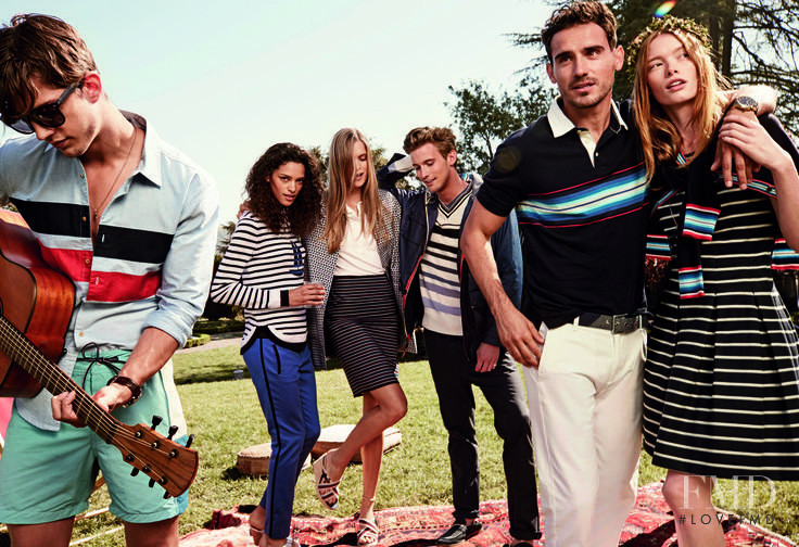 Arthur Kulkov featured in  the Tommy Hilfiger advertisement for Spring/Summer 2015