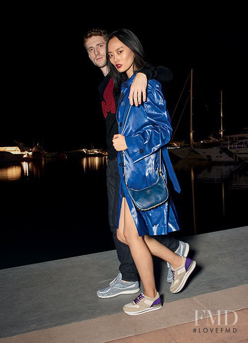 Xiao Xing Li featured in  the Hogan advertisement for Spring/Summer 2015