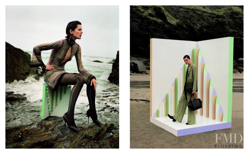 Stella Tennant featured in  the Missoni advertisement for Autumn/Winter 2013