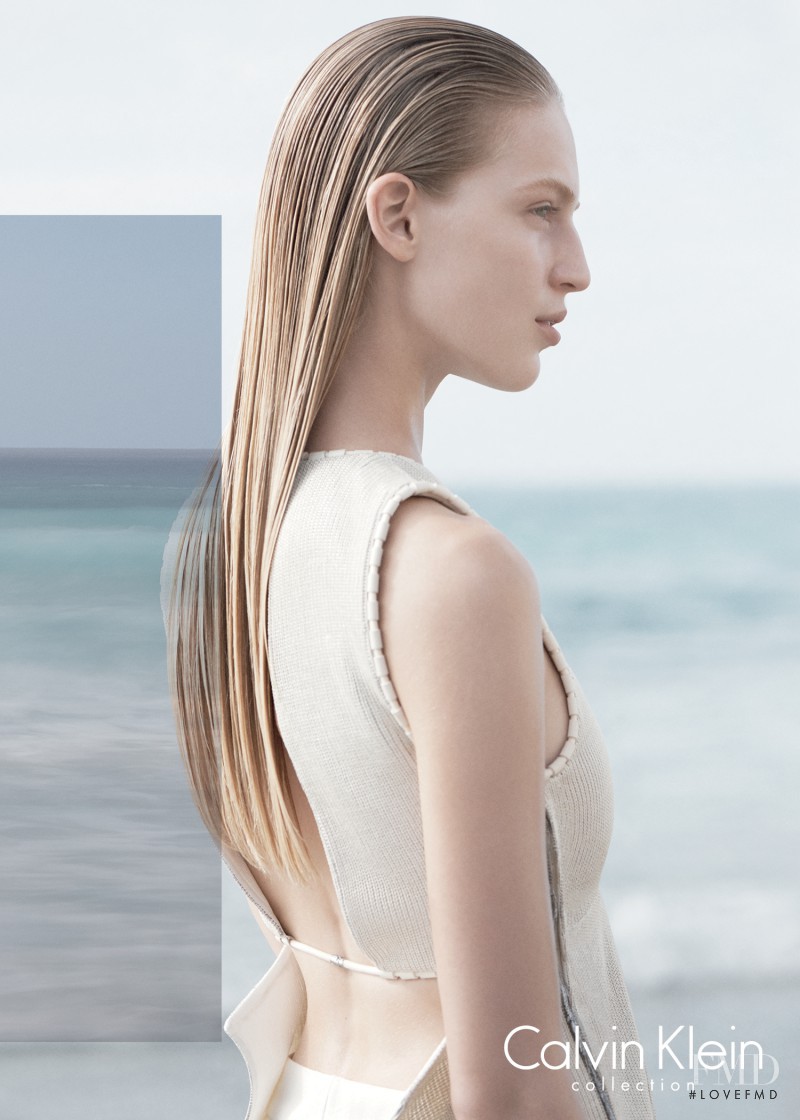 Vanessa Axente featured in  the Calvin Klein 205W39NYC advertisement for Spring/Summer 2015