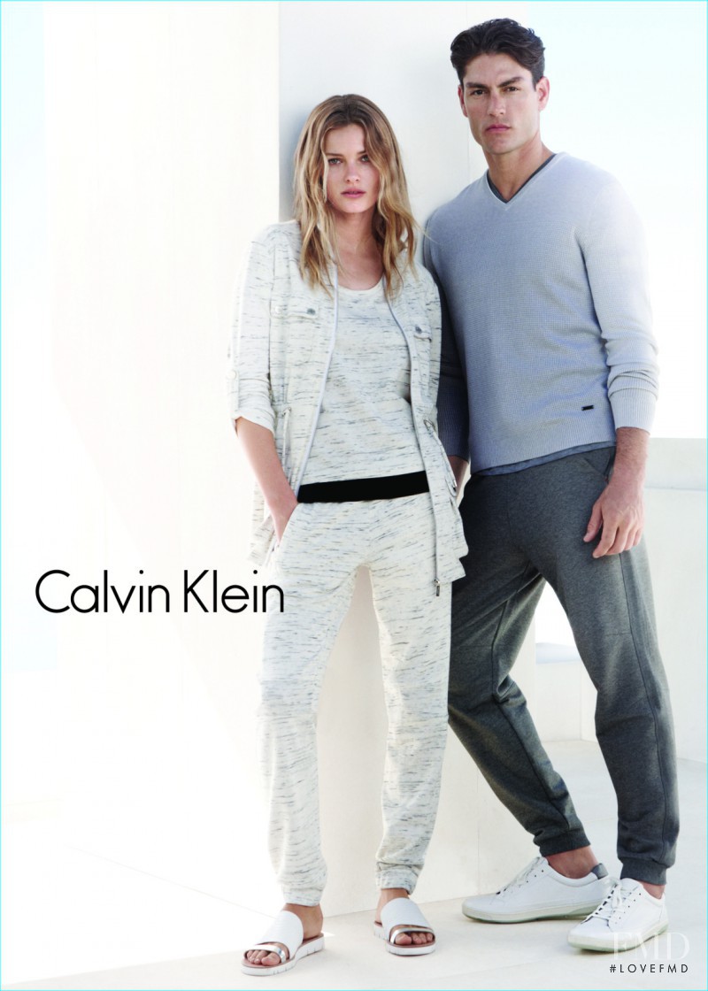 Edita Vilkeviciute featured in  the Calvin Klein White Label advertisement for Spring/Summer 2015