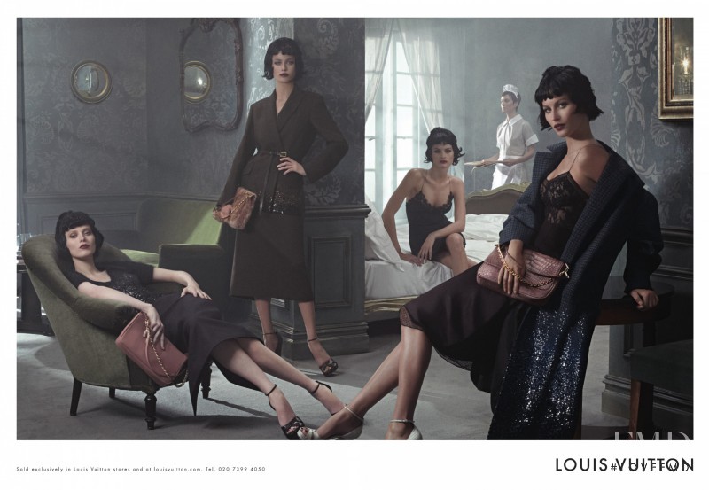 Carolyn Murphy featured in  the Louis Vuitton advertisement for Autumn/Winter 2013