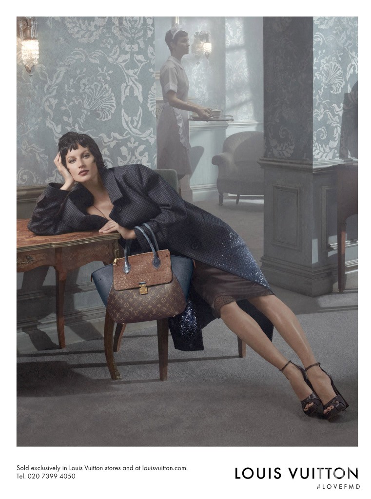 Gisele Bundchen featured in  the Louis Vuitton advertisement for Autumn/Winter 2013