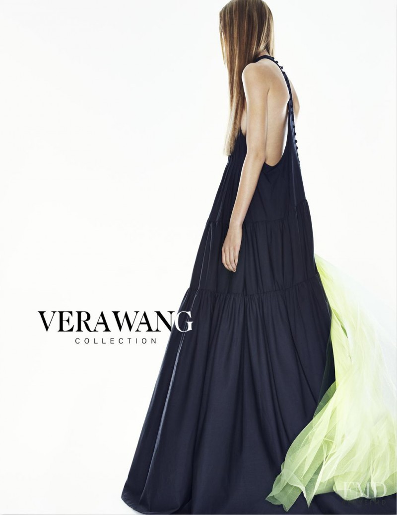 Ine Neefs featured in  the Vera Wang advertisement for Spring/Summer 2015