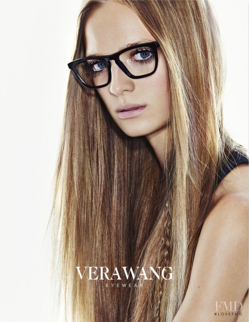 Ine Neefs featured in  the Vera Wang advertisement for Spring/Summer 2015