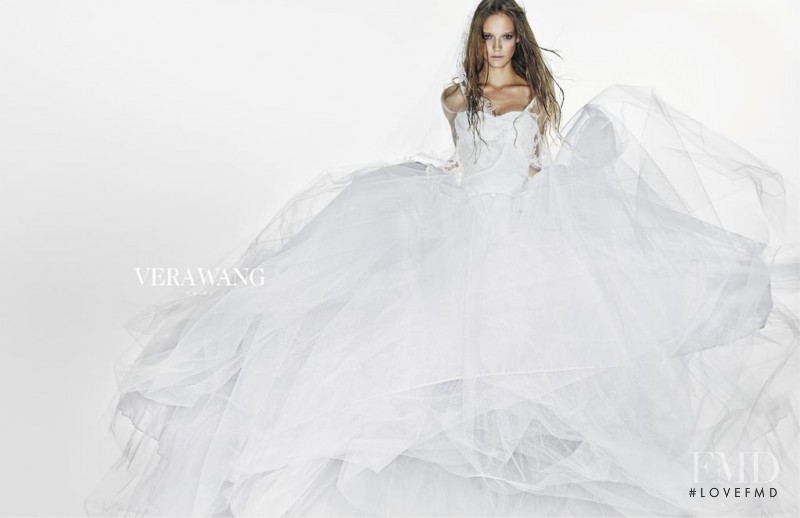 Ine Neefs featured in  the Vera Wang Bridal House advertisement for Spring/Summer 2015