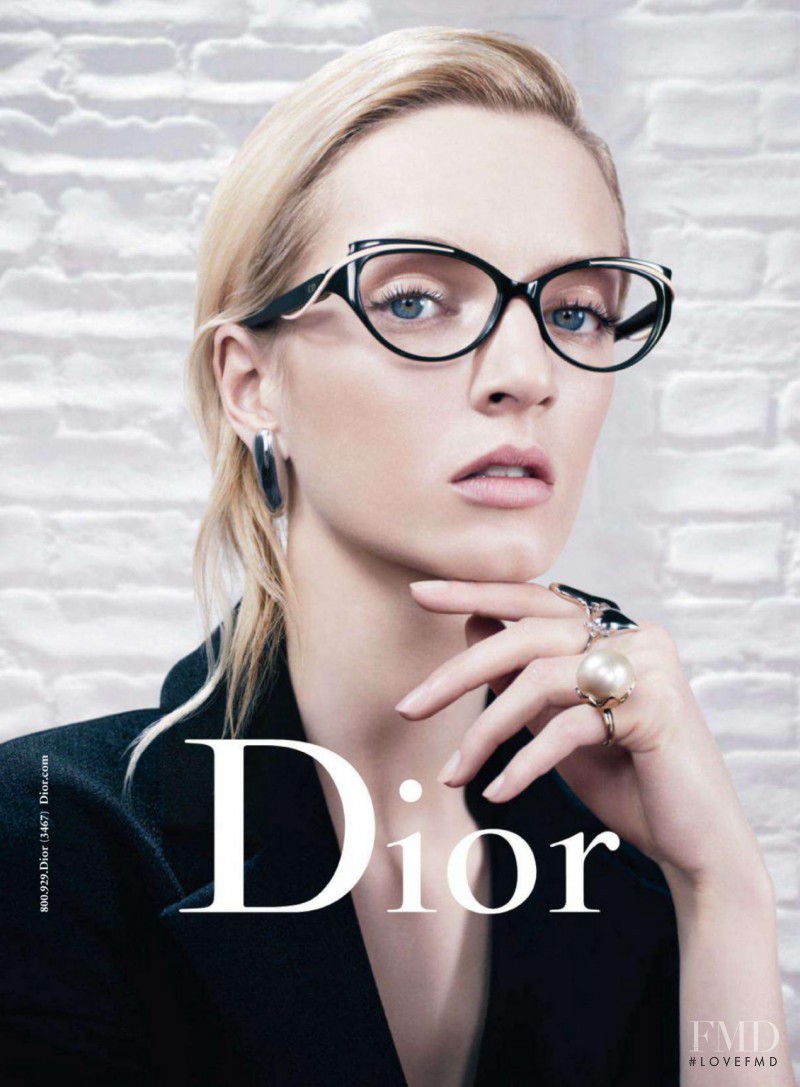 Daria Strokous featured in  the Christian Dior advertisement for Autumn/Winter 2013