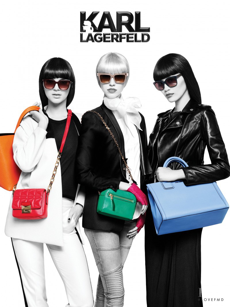 Kendall Jenner featured in  the Karl Lagerfeld advertisement for Spring/Summer 2015