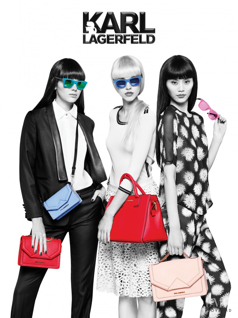 Kendall Jenner featured in  the Karl Lagerfeld advertisement for Spring/Summer 2015