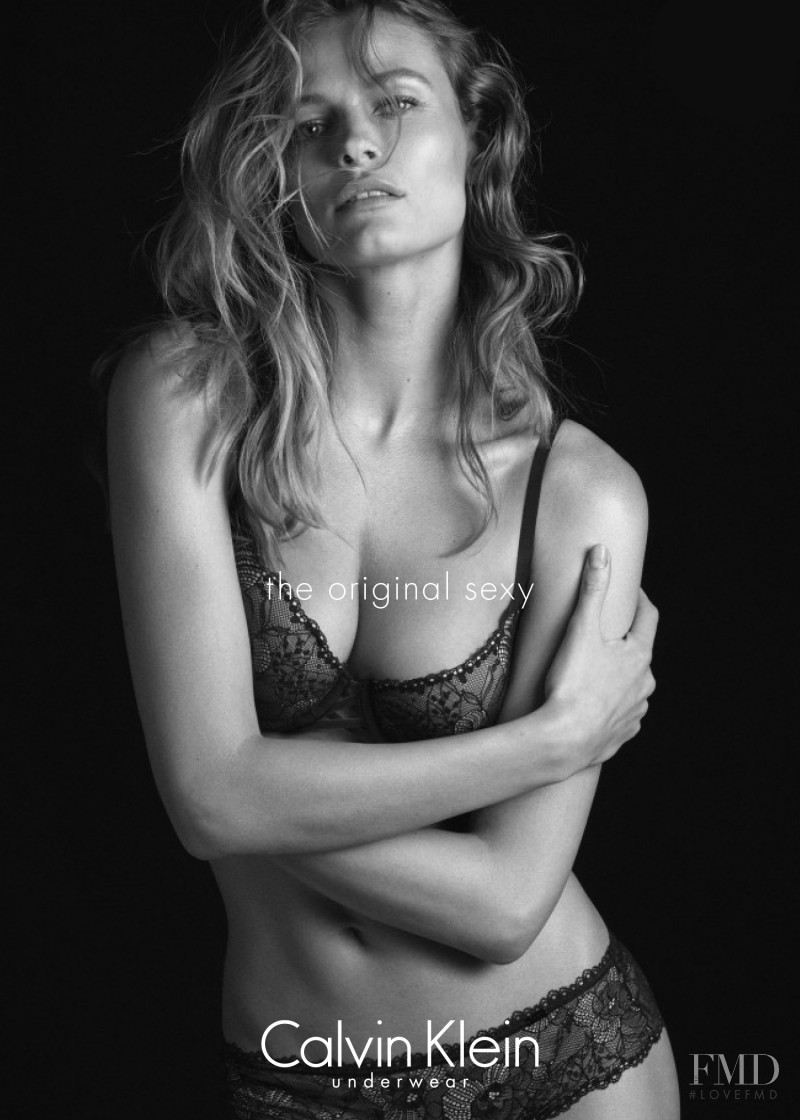 Edita Vilkeviciute featured in  the Calvin Klein Underwear advertisement for Autumn/Winter 2015