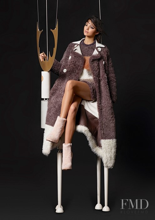 Kendall Jenner featured in  the Fendi advertisement for Autumn/Winter 2015