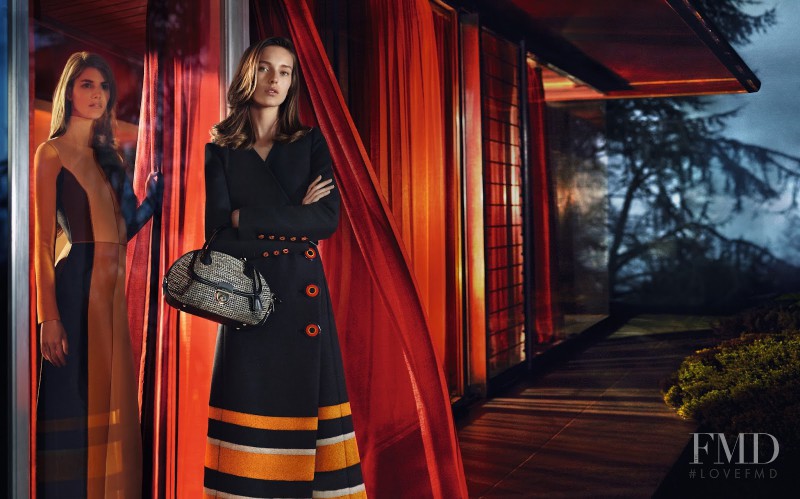 Julia Bergshoeff featured in  the Salvatore Ferragamo advertisement for Autumn/Winter 2015