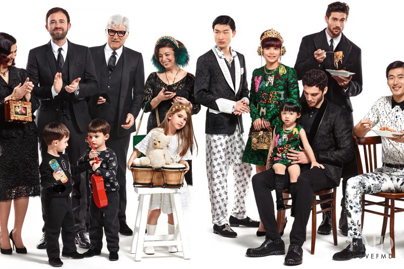Simone Curto featured in  the Dolce & Gabbana advertisement for Autumn/Winter 2015