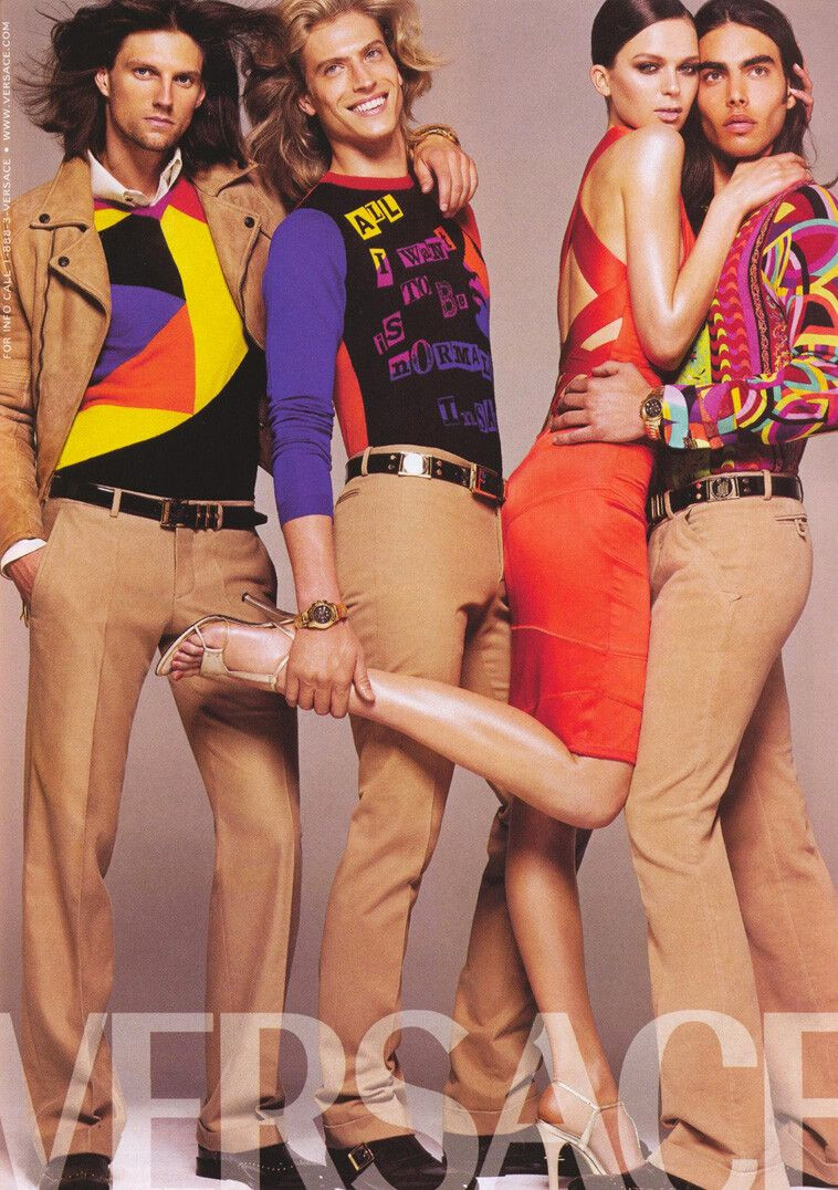 Versace advertisement for Autumn/Winter 2004
