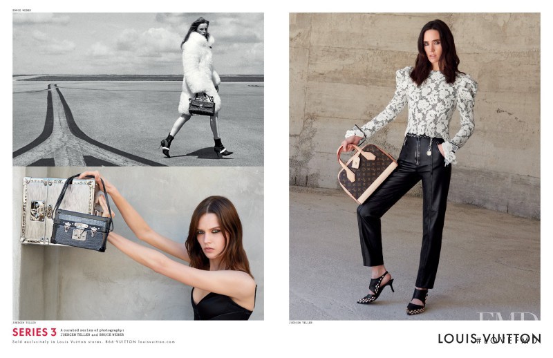 Angel Rutledge featured in  the Louis Vuitton advertisement for Autumn/Winter 2015