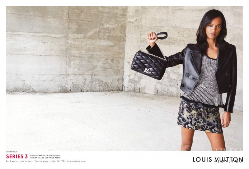 Liya Kebede featured in  the Louis Vuitton advertisement for Autumn/Winter 2015