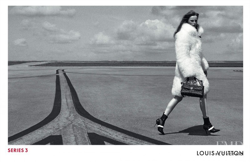 Rianne Van Rompaey featured in  the Louis Vuitton advertisement for Autumn/Winter 2015