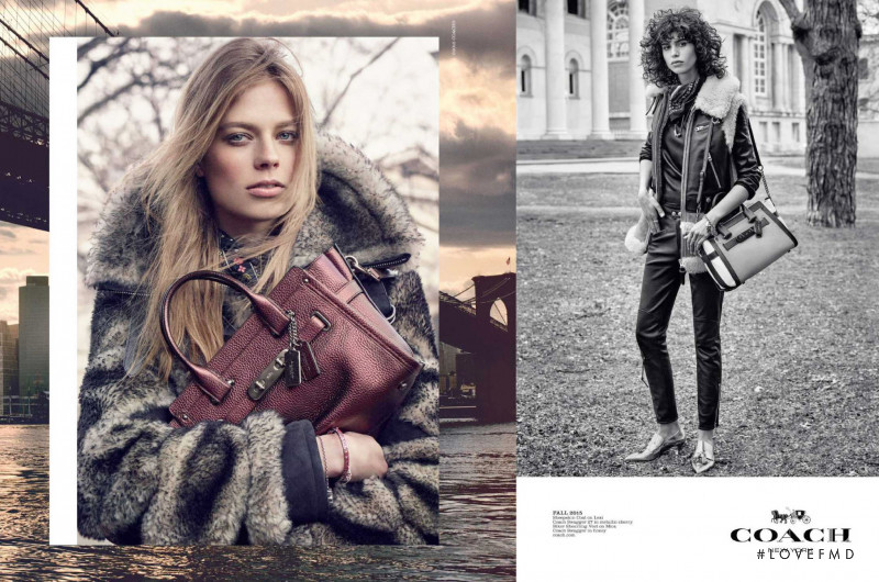 Lexi Boling featured in  the Coach advertisement for Autumn/Winter 2015