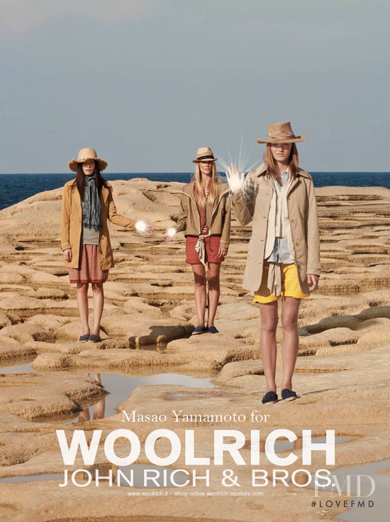 Luca Noemi Horvath featured in  the Woolrich advertisement for Spring/Summer 2012