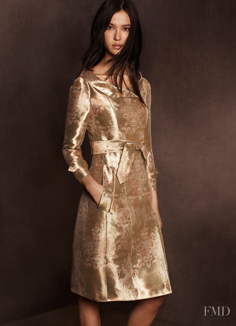 Li Ann Smal featured in  the Burberry Kerry Centre Limited Collection lookbook for Spring/Summer 2014