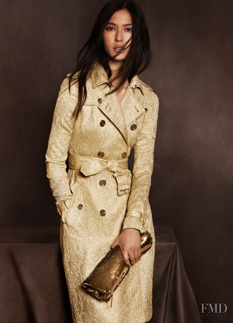 Li Ann Smal featured in  the Burberry Kerry Centre Limited Collection lookbook for Spring/Summer 2014