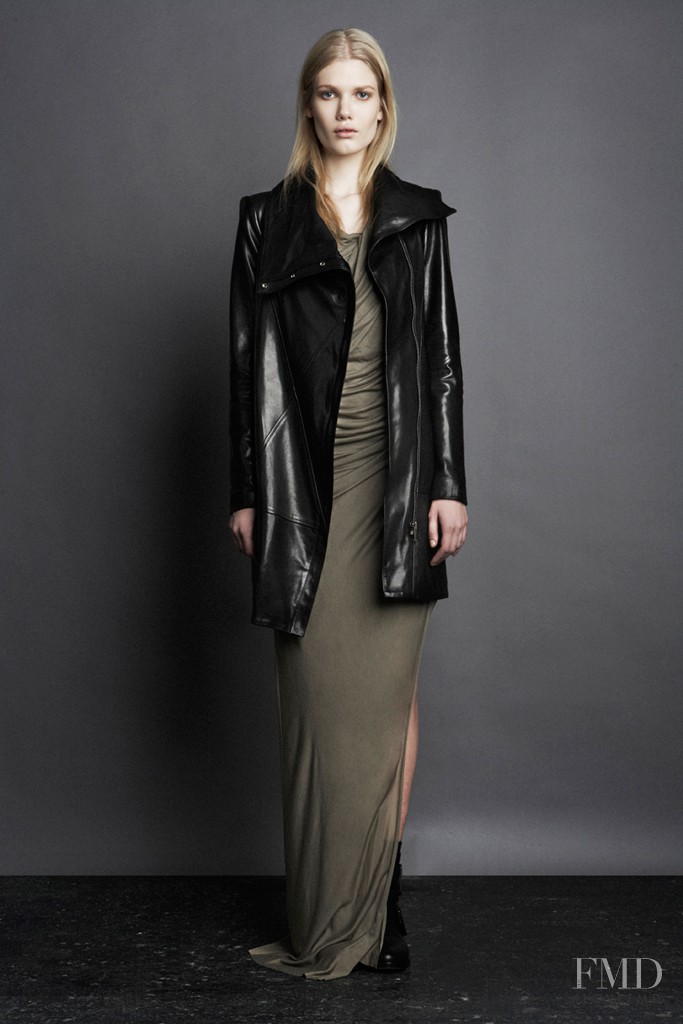 Yulia Terentieva featured in  the Helmut Lang fashion show for Pre-Fall 2011