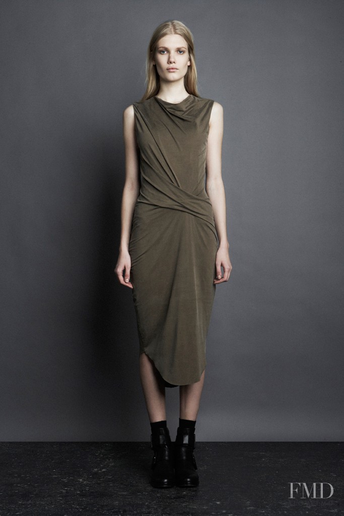 Yulia Terentieva featured in  the Helmut Lang fashion show for Pre-Fall 2011