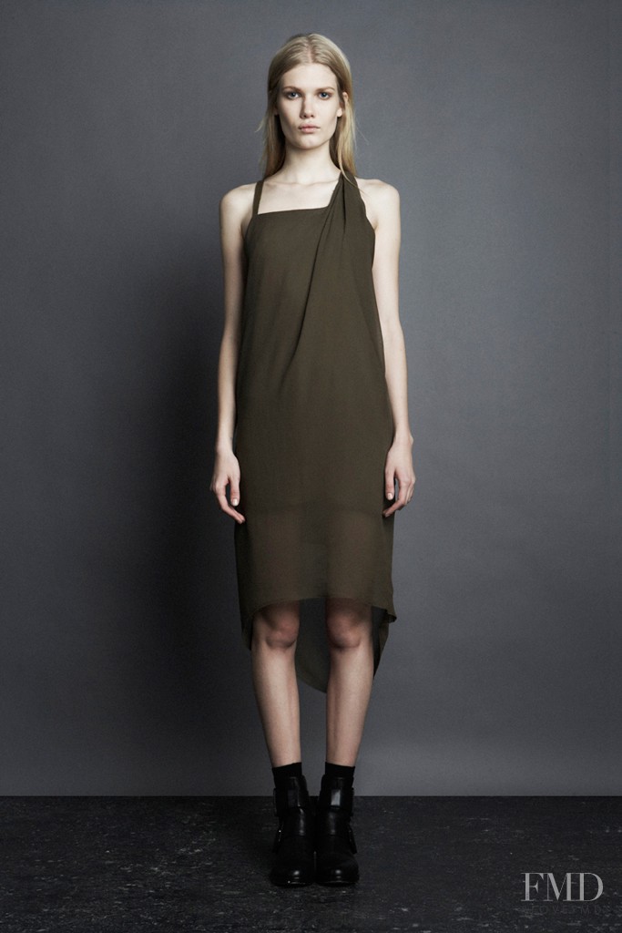 Yulia Terentieva featured in  the Helmut Lang fashion show for Pre-Fall 2011