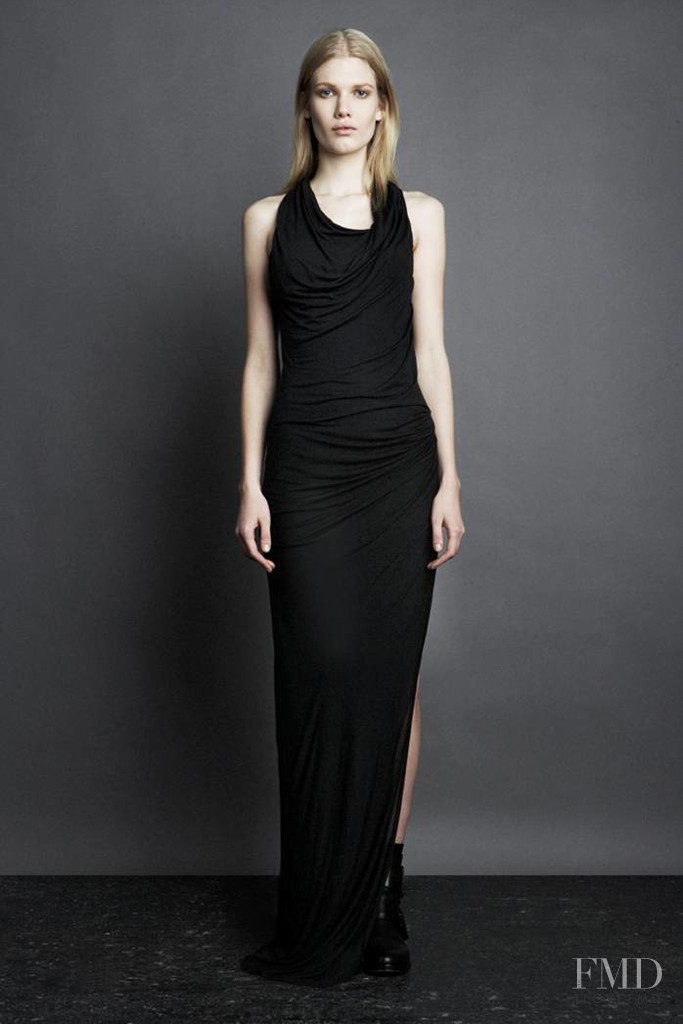 Yulia Terentieva featured in  the Helmut Lang fashion show for Pre-Fall 2011