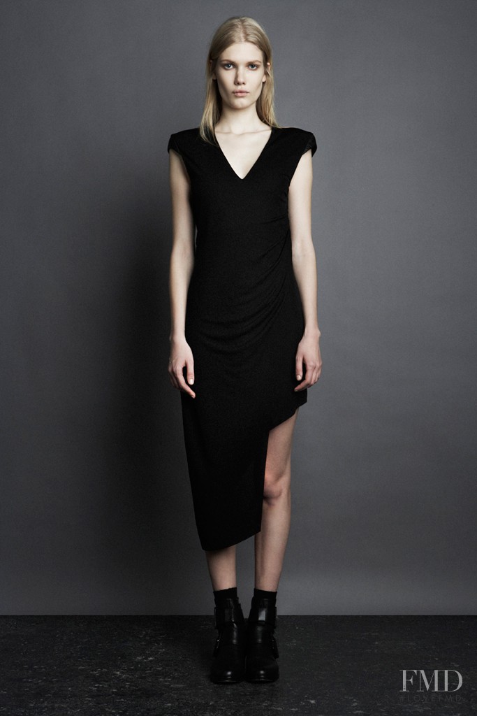 Yulia Terentieva featured in  the Helmut Lang fashion show for Pre-Fall 2011