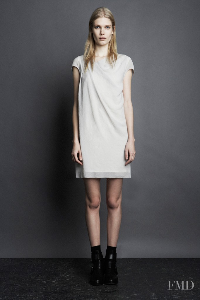 Yulia Terentieva featured in  the Helmut Lang fashion show for Pre-Fall 2011