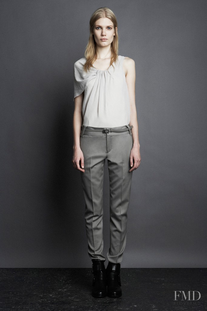 Yulia Terentieva featured in  the Helmut Lang fashion show for Pre-Fall 2011