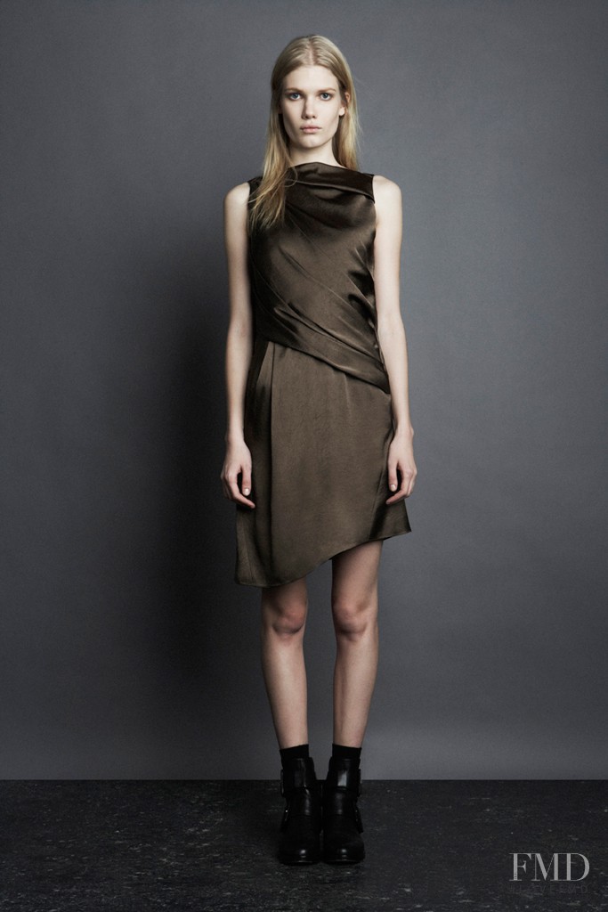 Yulia Terentieva featured in  the Helmut Lang fashion show for Pre-Fall 2011