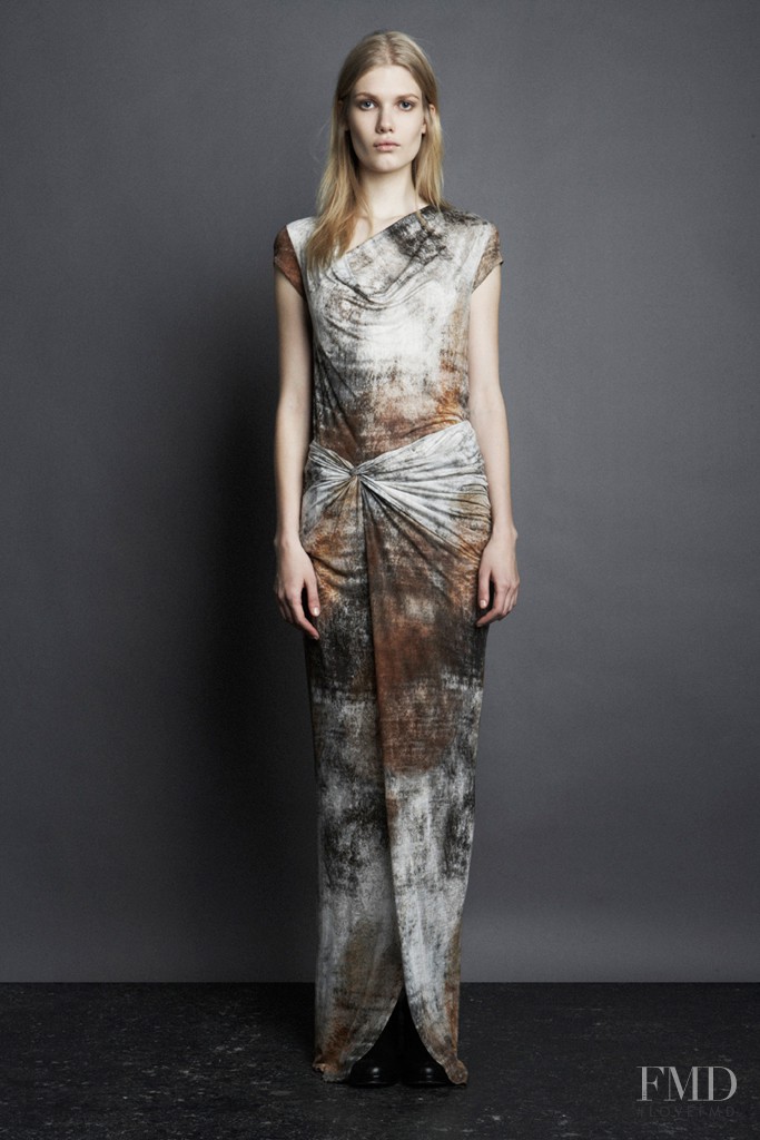 Yulia Terentieva featured in  the Helmut Lang fashion show for Pre-Fall 2011